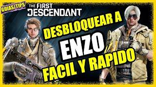 ️ The First Descendant: ¡Desbloquea a ENZO Rápido! Guía Completa de Materiales y Planos ️