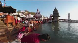 360 degrees of a polluted Ganga River