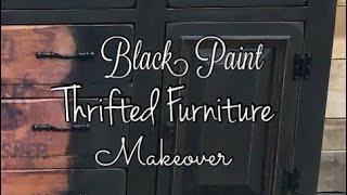 Furniture || Thrift Store || Industrial || Decoupage || Makeover