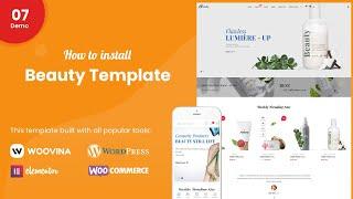 How to install Beauty - WooCommerce Beauty & Cosmetics Theme