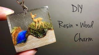 DIY | Making a Resin and Wood Charm / Part 2 : Deer in Forest