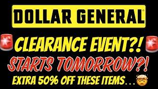 DOLLAR GENERAL SEASONAL CLEARANCE‼️EXTRA 50% OFFWATCH NOW‼️STARTS TOMORROW‼️RED DOT 50% OFF