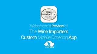 Wine Importers - Mobile App Preview - WIN340W