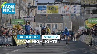 Stage Highlights - Stage 2 - #ParisNice2022