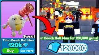 I SCAMMED a TITAN BALL MAN!  NEW UNITS  | Roblox Toilet Tower Defense