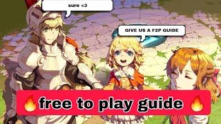 GUARDIAN TALES FULL FREE-TO-PLAY BEGINNER GUIDE !!!!