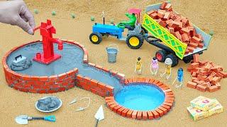 Build a Small Water Well – Fun DIY Science Project Experiment with Bricks and Cement