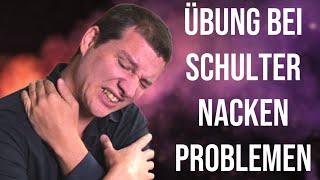 Übung gegen Schulter- und Nackenverspannungen