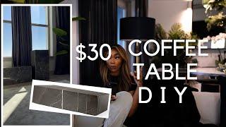 Tile Coffee Table DIY $30