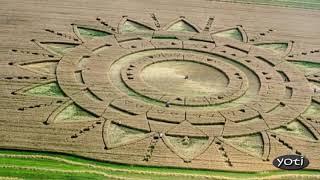 Amazing crop circles footage (Mysterious)