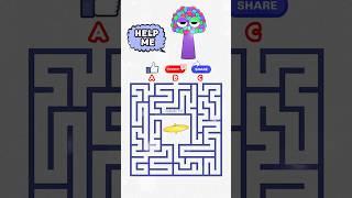 Which One Is Correct? (A, B, C) Sprunki Nyles Phase 4 Maze Puzzle Challenge! #Incredibox #Sprunki