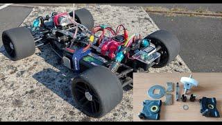 Vintage RC - electric conversion of 1/8 scale chassis - few new mods