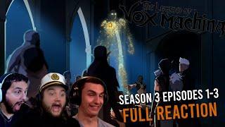 Time To Roll AGAIN! | The Legend of Vox Machina season 3 Episodes 1-3 REACTION!