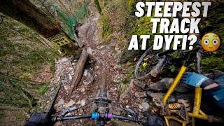 DYFI BIKE PARKS “GULLY OF DOOM” TRAIL IS NUTS!!! (PRO LINE)