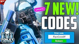 NEW ULTIMATE TOILET TOWER CODES 2024 -TOILET TOWER DEFENSE CODES - CODES FOR TTD