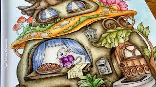 NICE LITTLE TOWN 6 by Tanya Bogema - prismacolor pencils - color along