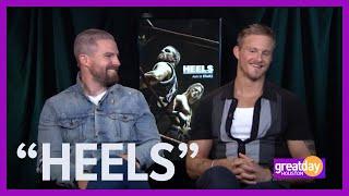 The stars of "Heels", Stephen Amell & Alexander Ludwig