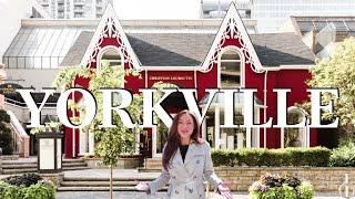 YORKVILLE : Chic Cafes, Polished Bars, Fine-Dining Restaurants, & Posh Hotels