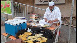 Indian Street Food Egg Malpua In Karachi |Street Food Of Karachi Pakistan | Hussainabad Food Street