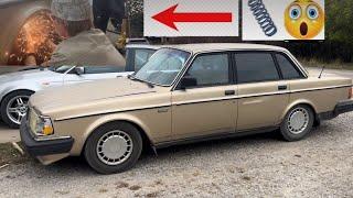 Bought a Volvo 240! Cutting Springs + Maintenance