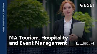 Advance your career in tourism, hospitality and event management