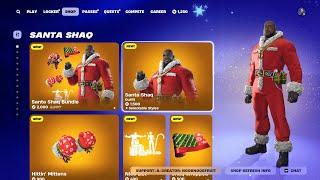 Santa Shaq is Here Along With the Nice List Synced Emote | Fortnite x Shaquille O'Neal