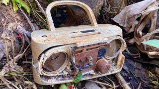 Full Restore old CD player abandoned for 15 years | Restoration Radio broken repair restoring