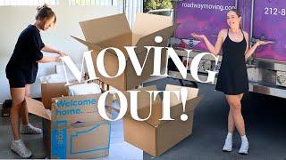 Moving Out Vlog! Moving Into My New LA Apartment!