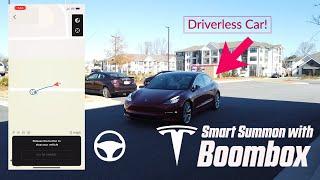 Tesla Smart Summon with Boombox - Knight Rider Edition