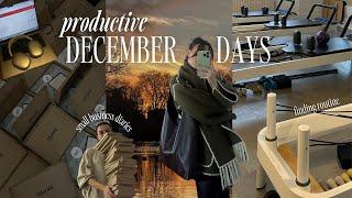 productive december days | finding routine in my new home, small business diaries