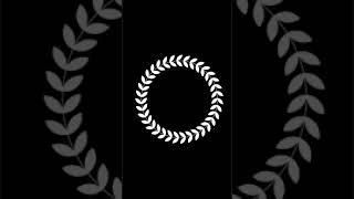 Circle leaf logo design illustrator #shorts