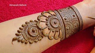 latest mehndi designs back side | mehandi ka design | mehndi design simple mehandi ki design mehendi