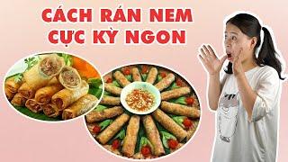 Nem Rán Kiểu Này Không Ngon Mới Lạ | HÀ COOKING