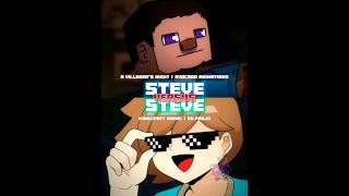 Steve vs Steve #shorts #minecraft #avocadoanimation #silpaeja #vsedit #minecraftanime #mojang