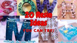 20 Resin Ideas You Can Try • Resin Art • resin crafts • DIY Resin • how to use Resin? How to Resin?