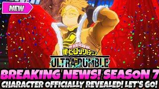 *BREAKING NEWS!* THE SEASON 7 CHARACTER IS NOW OFFICIALLY REVEALED! LET'S GO!! (My Hero Ultra Rumble