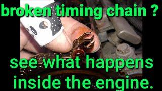 Broken timing chain