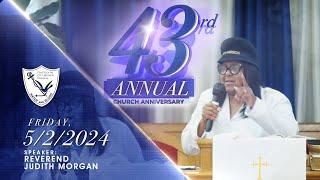 PCM Far Rockaway | 43rd Annual Church Anniversary Service 5/2/2024