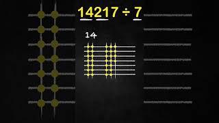 Divide  by 7 Trick | Division Japanese Trick | #shorts #short #viral #publicmaths