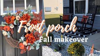 FALL PORCH DECORATE WITH ME 2023|| EASY DIY DECOR