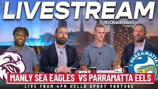 Hello Sport Live : Manly vs Eels Rnd 4 ft Olantekkers