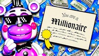 The Quest to Become a MILLIONAIRE in FNAF: Pizzeria Simulator