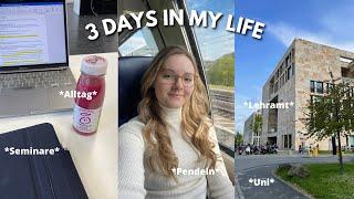 3 DAYS IN MY LIFE VLOG - Uni, Lehramt, Studium, Seminare, Alltag