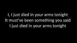 Hidden Citizens - I Just Died In Your Arms Tonight (Lyrics)