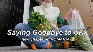 Goodbye UK, New Chapter in ROMANIA  Unpack 4 luggages with Me | No-Dairy Shopping [ Silent Vlog]