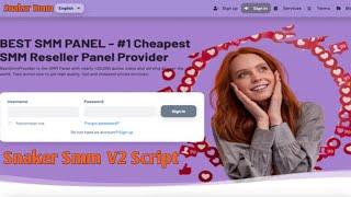 Snaker Smm V2 Script Perfect Panel Script | SMM Panel Script in 2024 | How to create SMM Panel