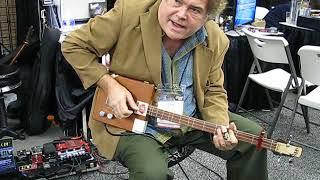 Steve Arvey At 2019 NAMM Playing Slidewinder Ring Guitar Slide