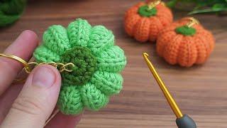 ~Special for autumn~I explained a very easy crochet pumpkin model #crochet