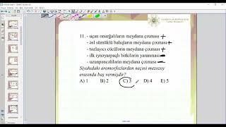 Biologiya ixtisas Yekun testlerin izahı MİQ,Sertifikasiya  Camal Kerimov