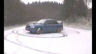 Subaru STi TypeR snow donut